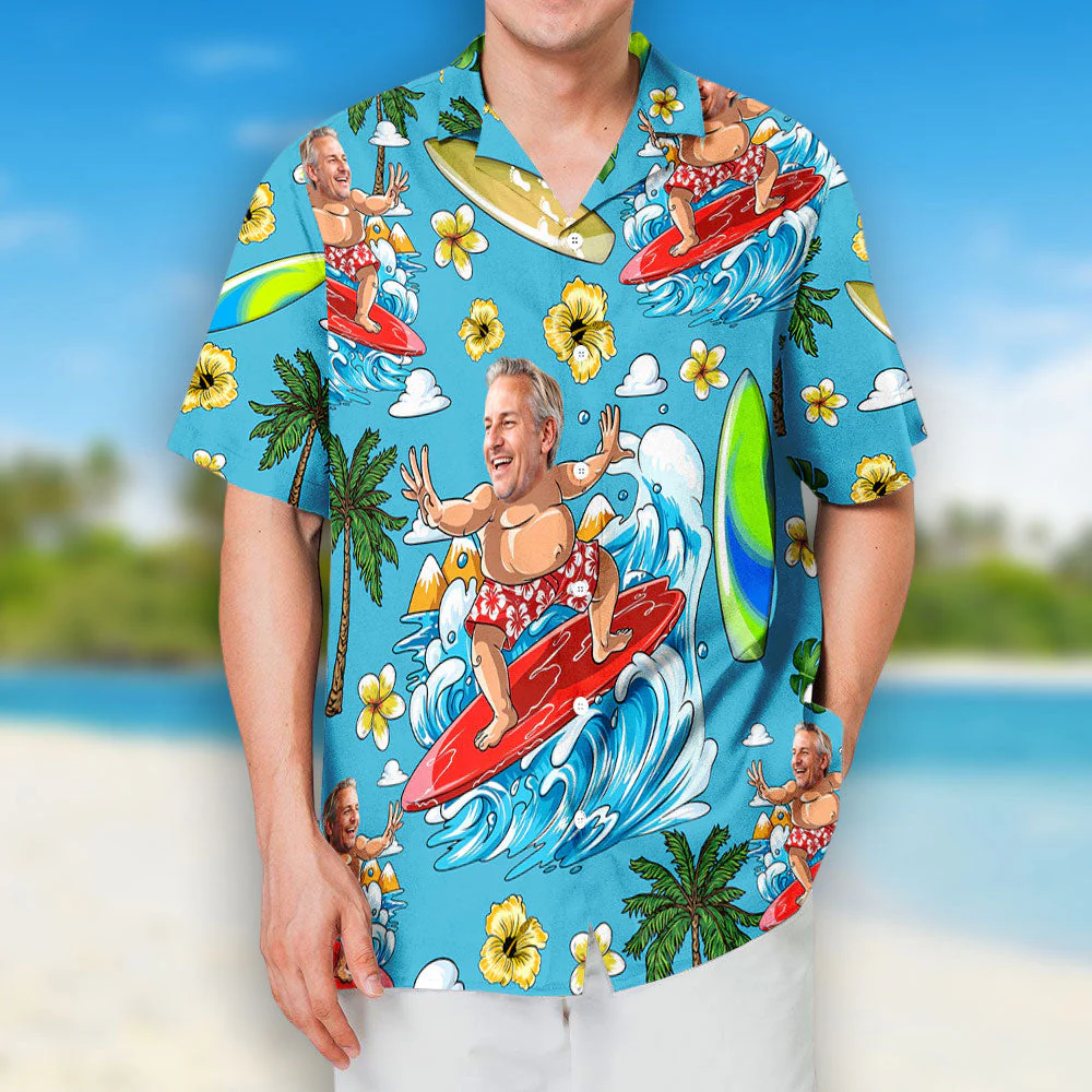 Beach Vibes Only - Personalized Custom Hawaiian Shirt - Image 2