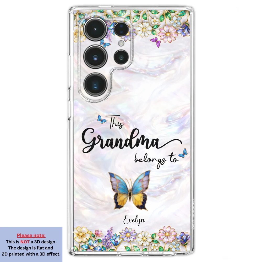 Beautiful Floral Grandma - Personalized Custom 3D Inflated Effect Phone Case - Image 32