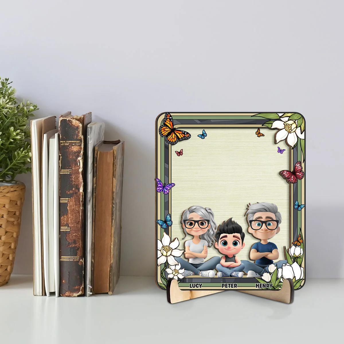 Beautiful Flower For Mom - Personalized Custom Wooden Plaque - Image 5