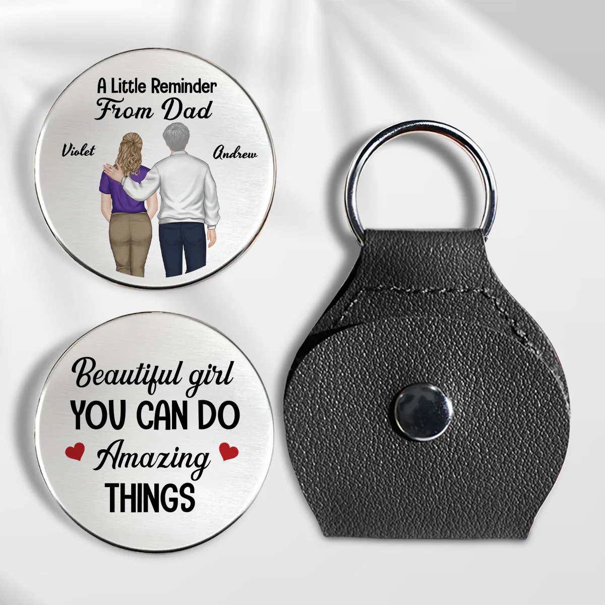 Beautiful Girl - Personalized Custom Pocket Hug - Image 5