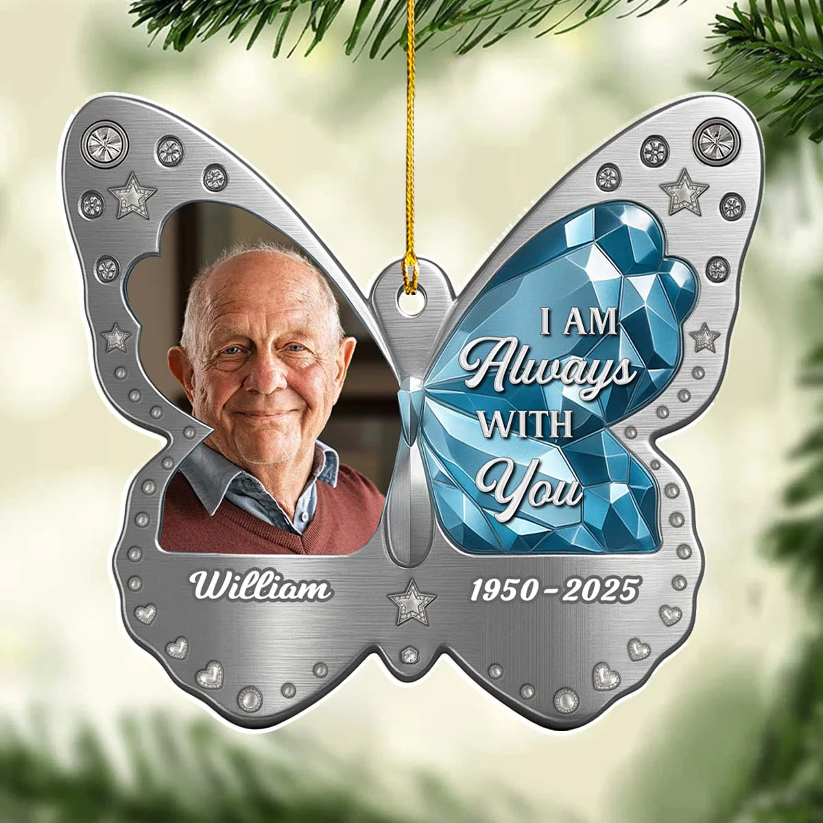 Beautifully Lived - Personalized Custom Acrylic Ornament - Image 2
