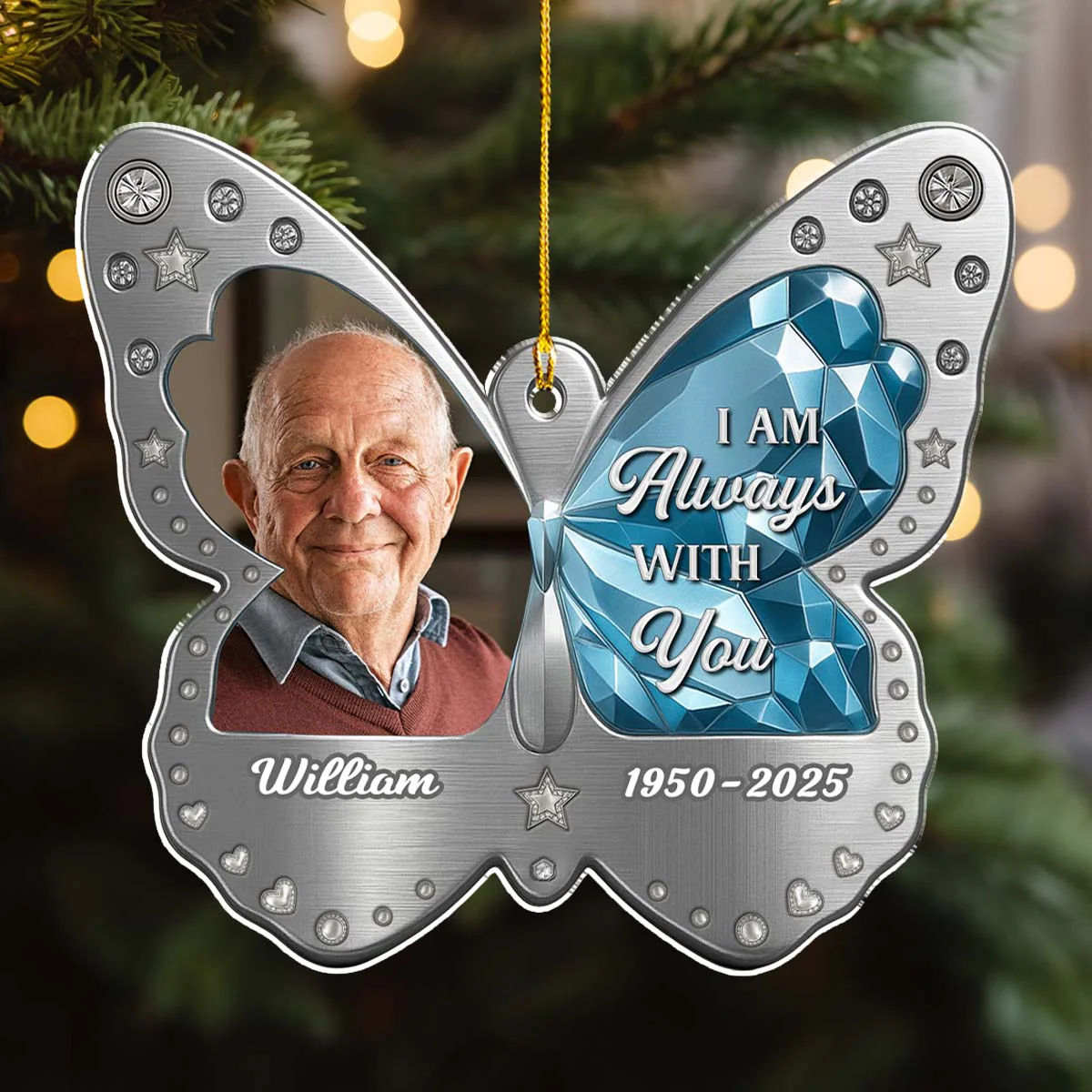 Beautifully Lived - Personalized Custom Acrylic Ornament - Image 3