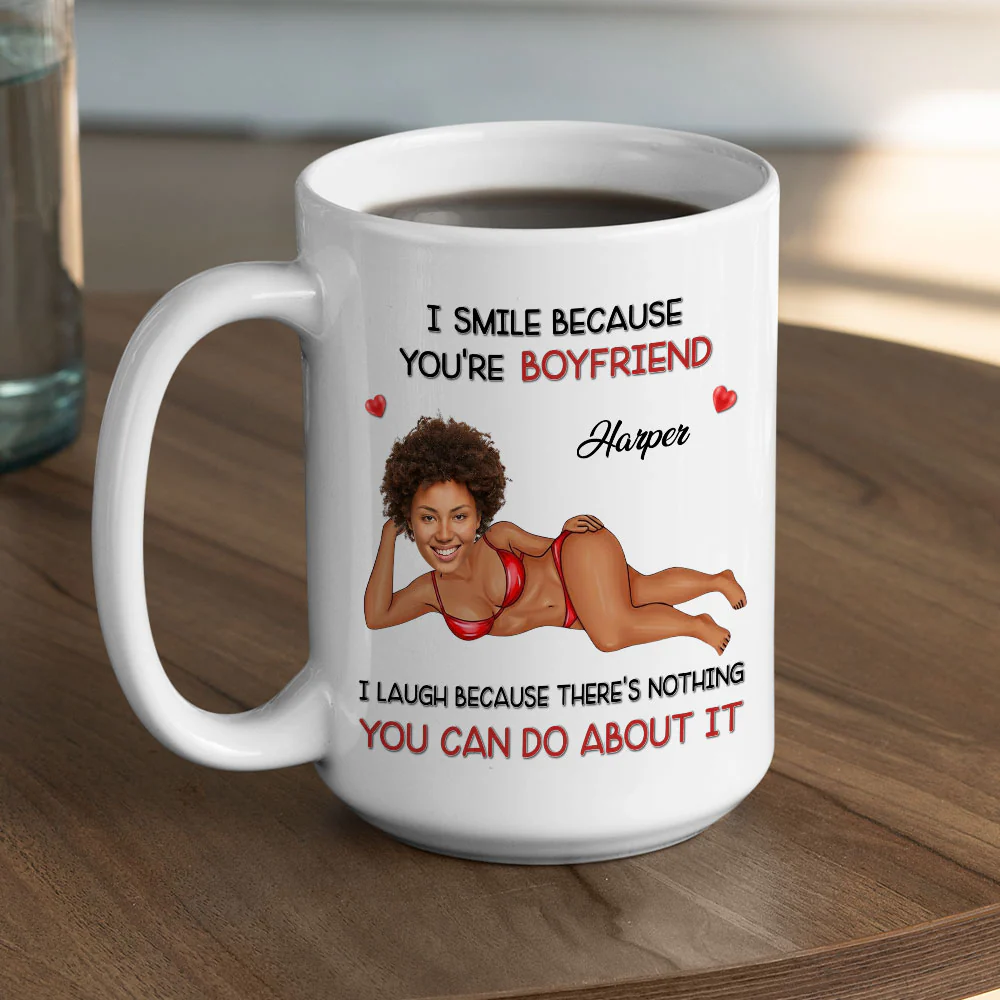 Because You Are My Husband - Personalized Custom Coffee Mug - Image 4