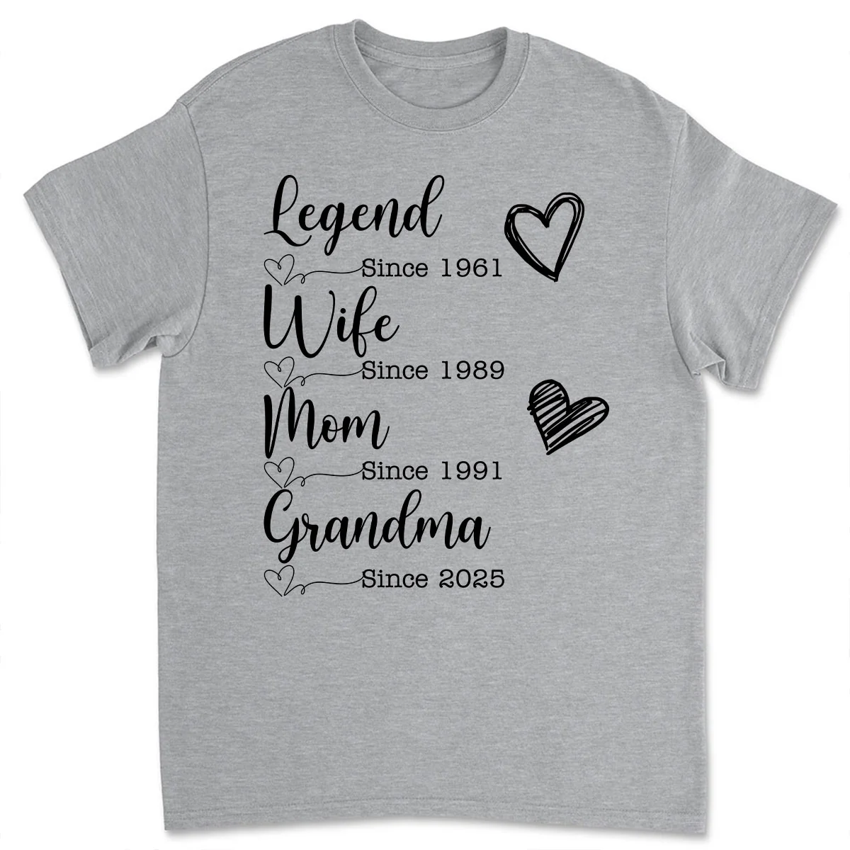 Becoming Legend Grandma - Personalized Custom Shirt