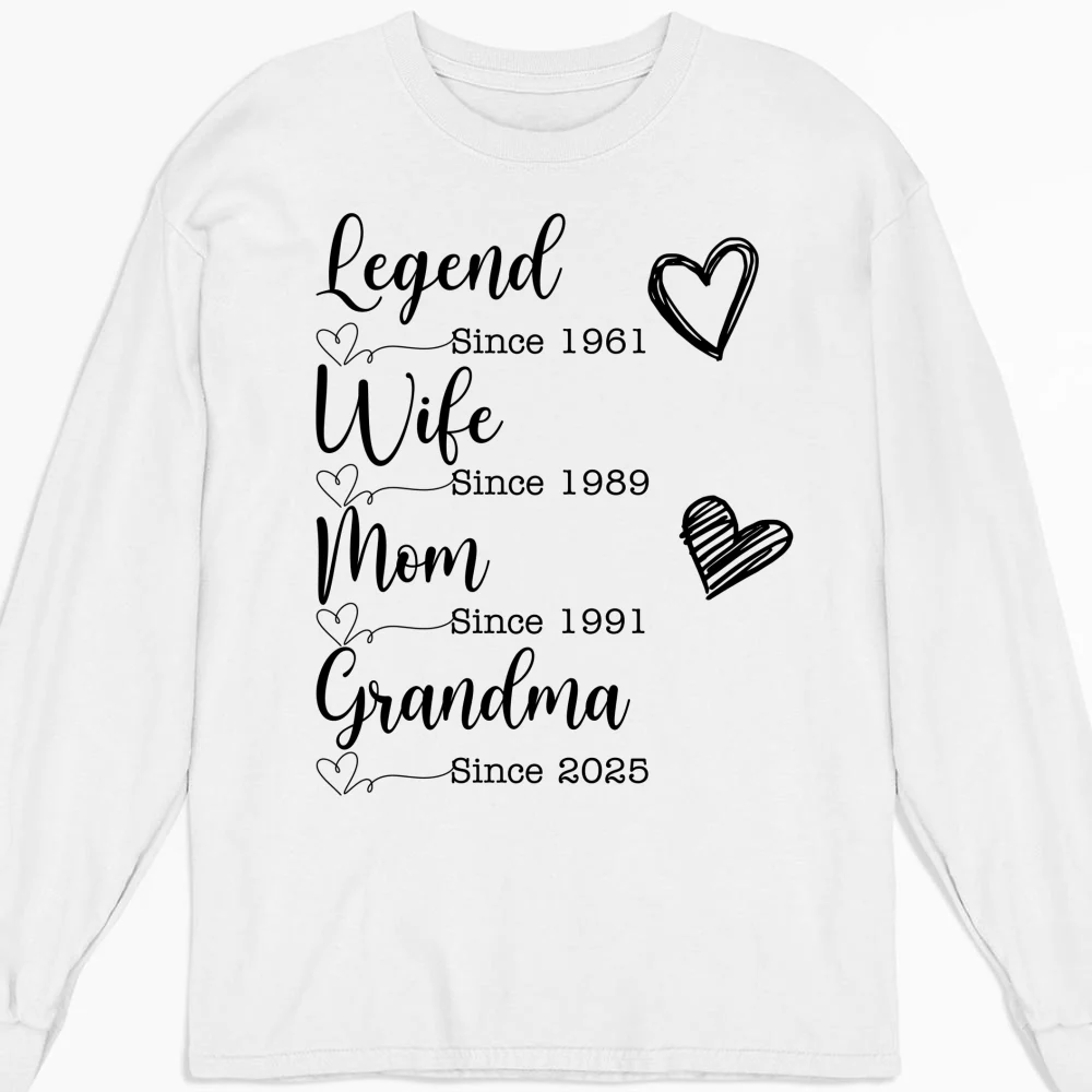 Becoming Legend Grandma - Personalized Custom Shirt - Image 10