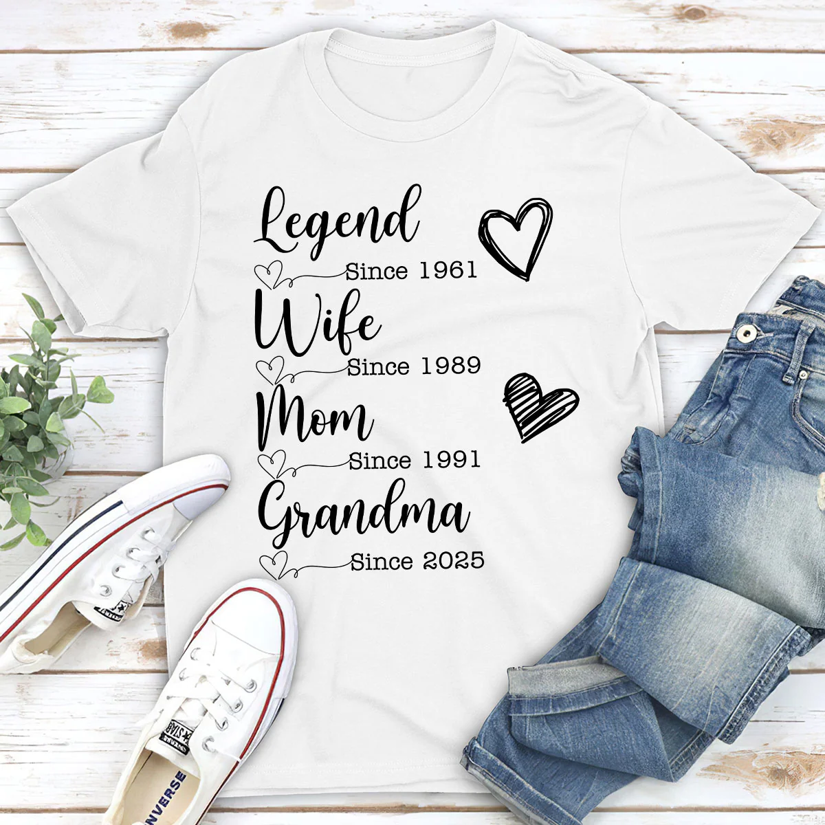 Becoming Legend Grandma - Personalized Custom Shirt - Image 2