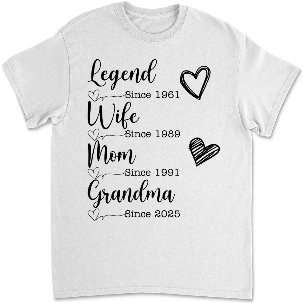 Becoming Legend Grandma - Personalized Custom Shirt - Image 6