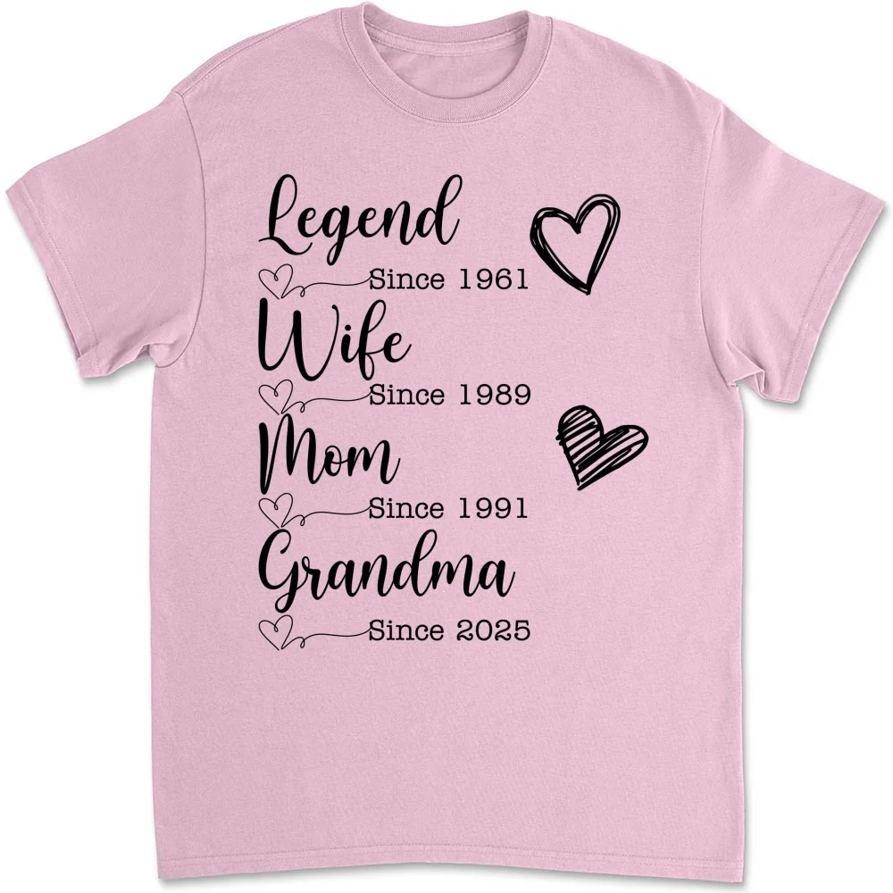 Becoming Legend Grandma - Personalized Custom Shirt - Image 9