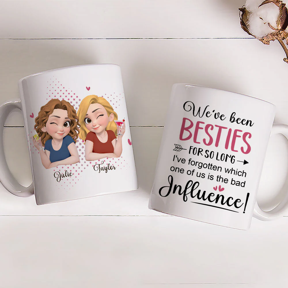 Been Friends For Quite Long - Personalized Custom Coffee Mug - Image 3