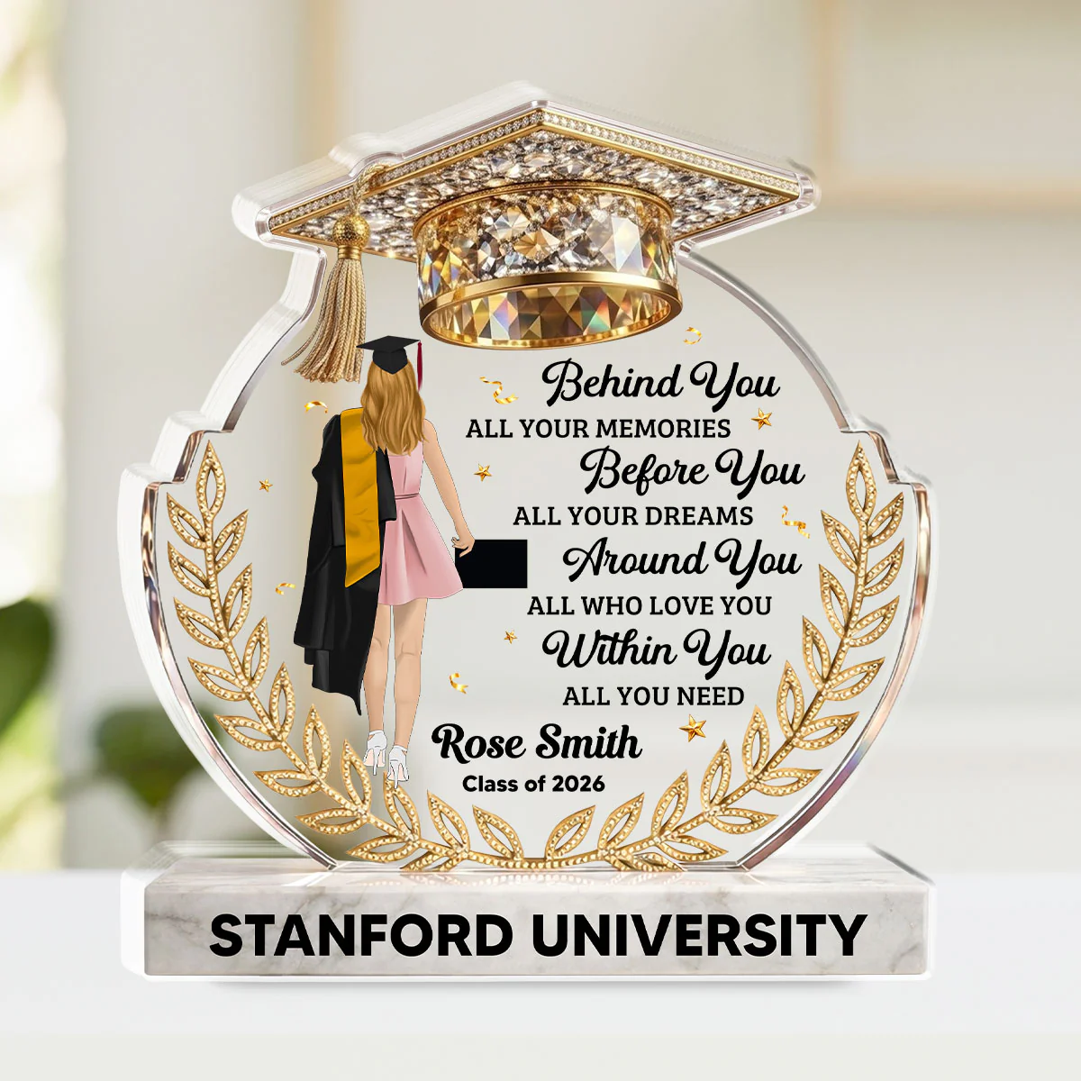 Before You All Your Dreams -  Personalized Custom Acrylic Plaque
