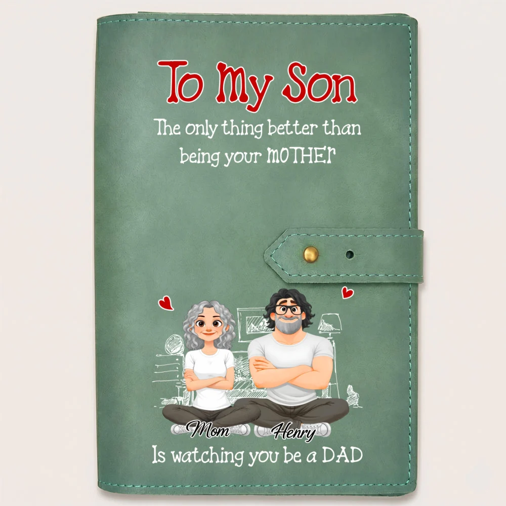 Being A Dad - Personalized Custom Leather Charger Bag - Image 12