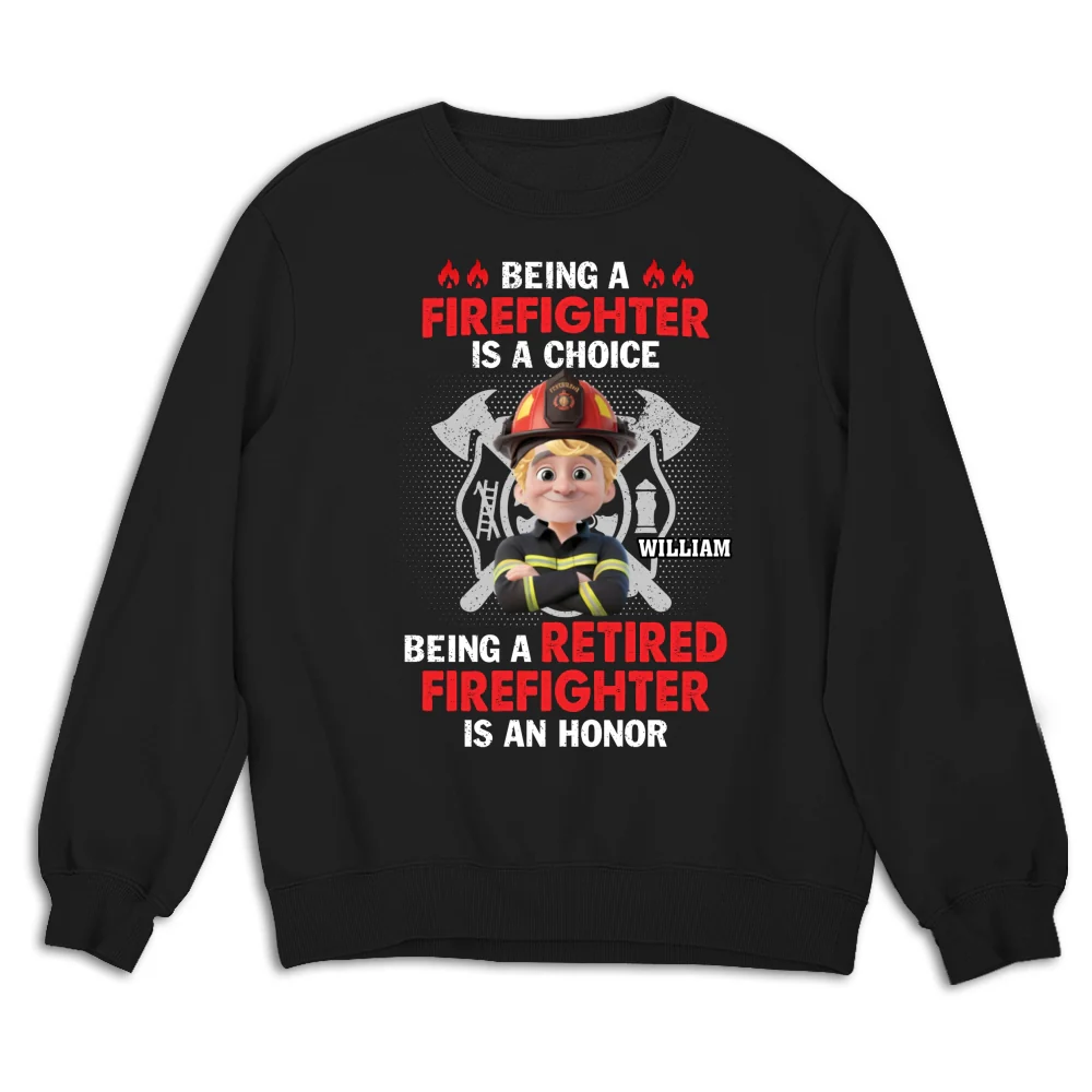 Being A Firefighter - Personalized Custom Shirt - Image 13