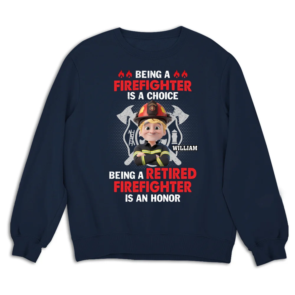 Being A Firefighter - Personalized Custom Shirt - Image 15