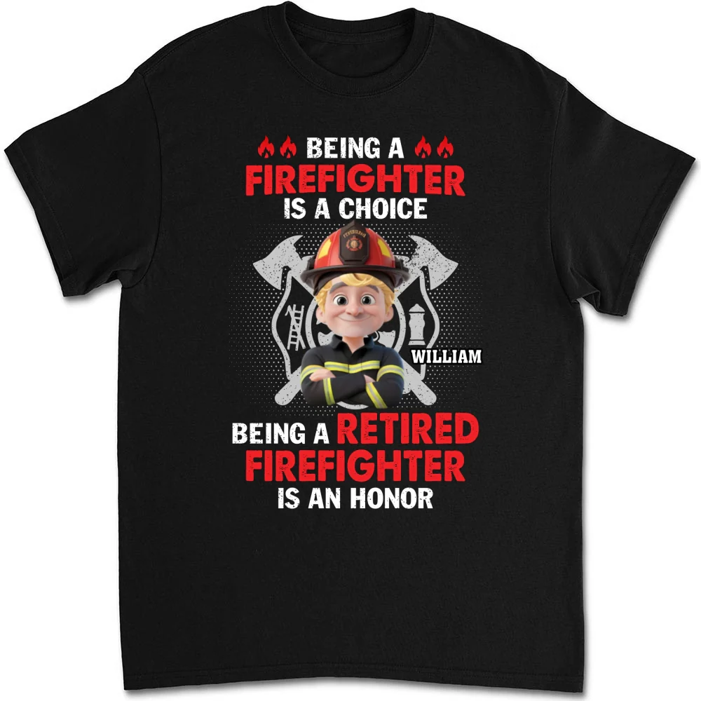 Being A Firefighter - Personalized Custom Shirt - Image 6