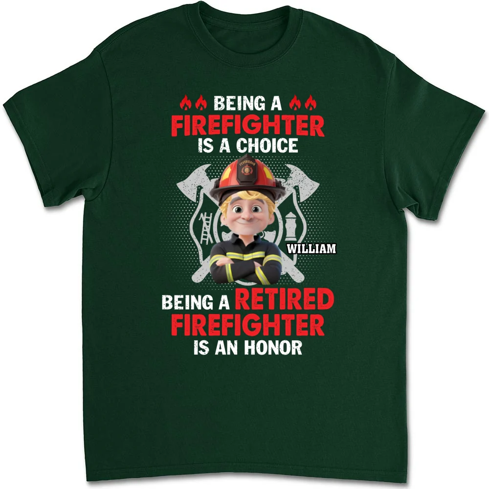 Being A Firefighter - Personalized Custom Shirt - Image 8