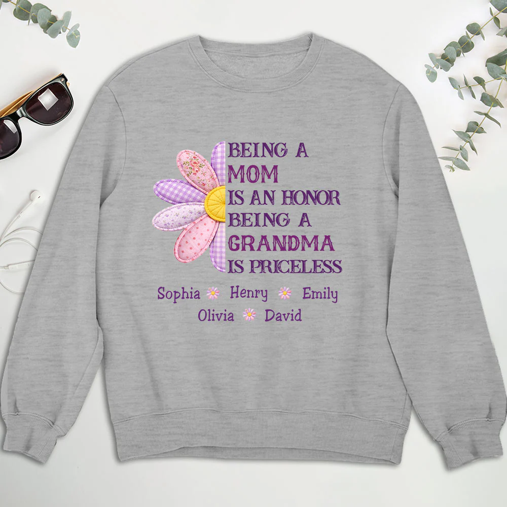Being A Grandma - Personalized Custom Shirt - Image 10