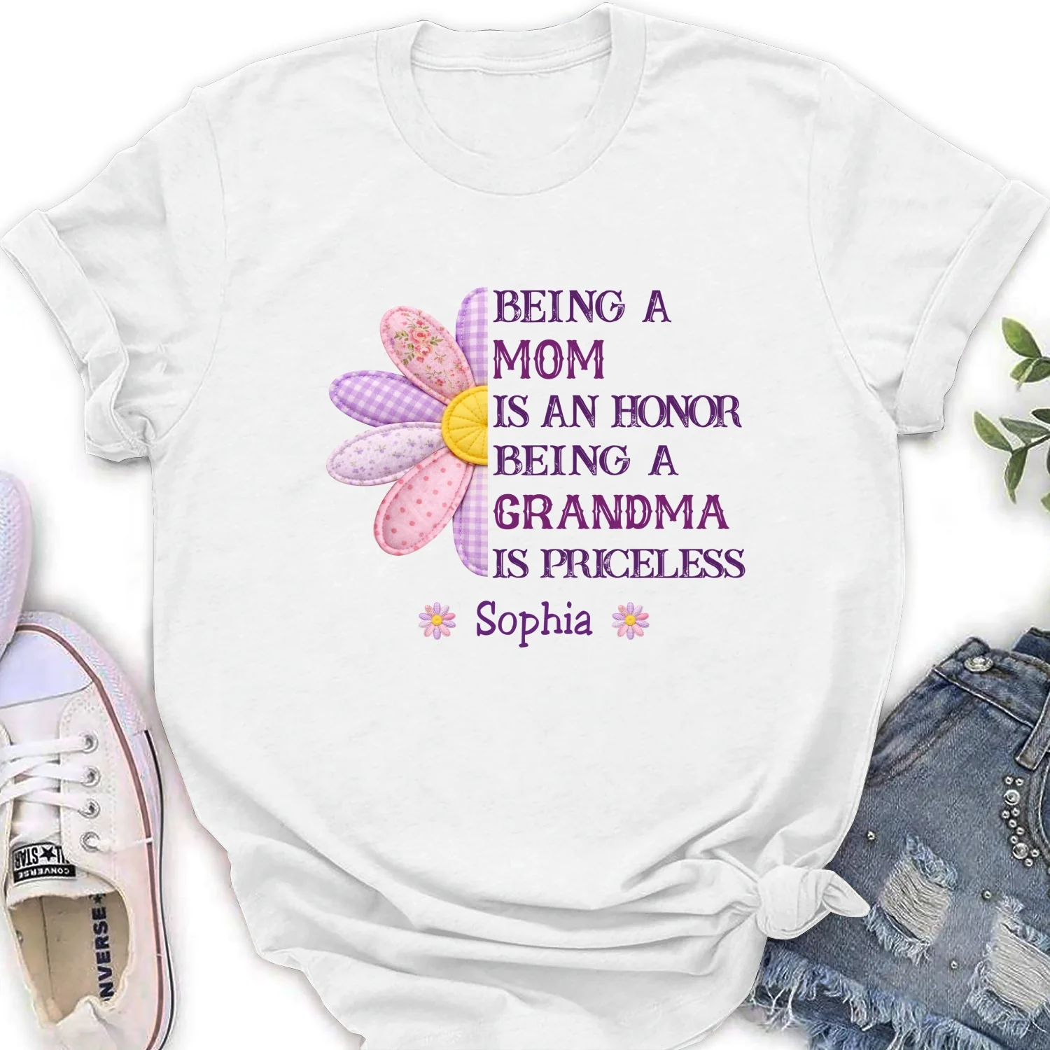 Being A Grandma - Personalized Custom Shirt - Image 24