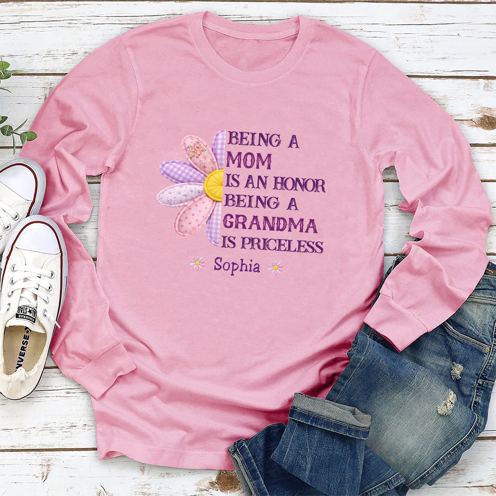 Being A Grandma - Personalized Custom Shirt - Image 7