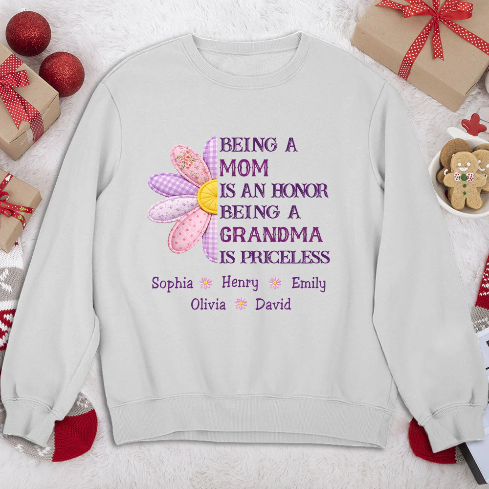 Being A Grandma - Personalized Custom Shirt - Image 8
