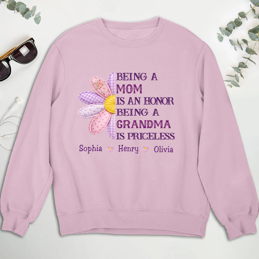 Being A Grandma - Personalized Custom Shirt - Image 9