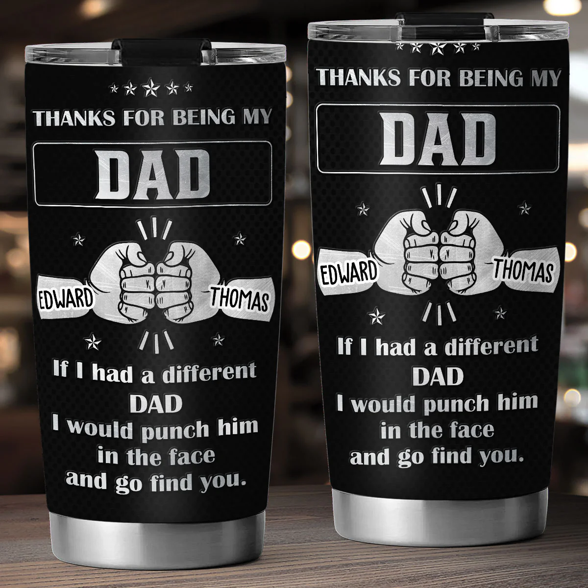 Being My Brother - Personalized Custom Tumbler - Image 2