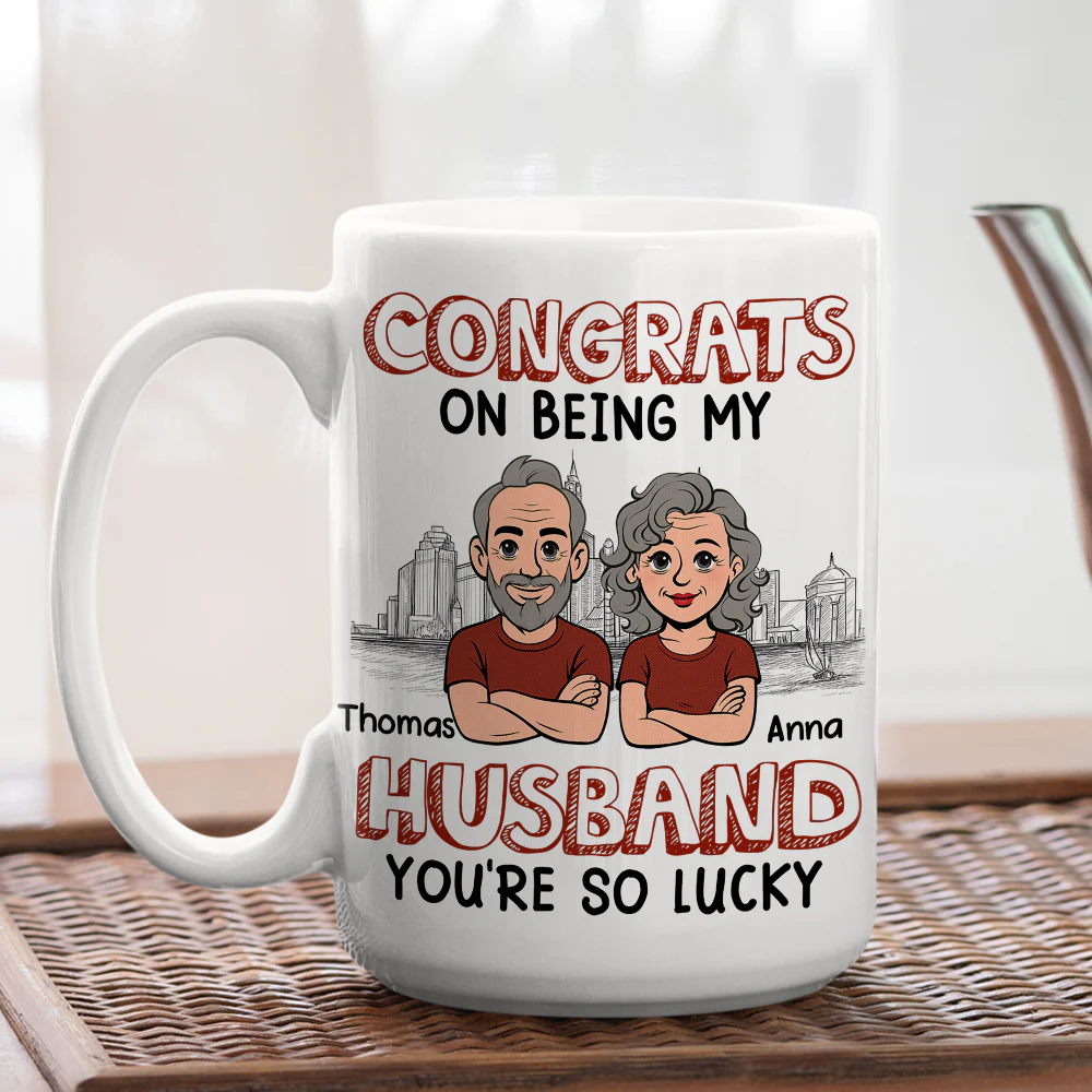 Being My Hubby - Personalized Custom Coffee Mug - Image 5