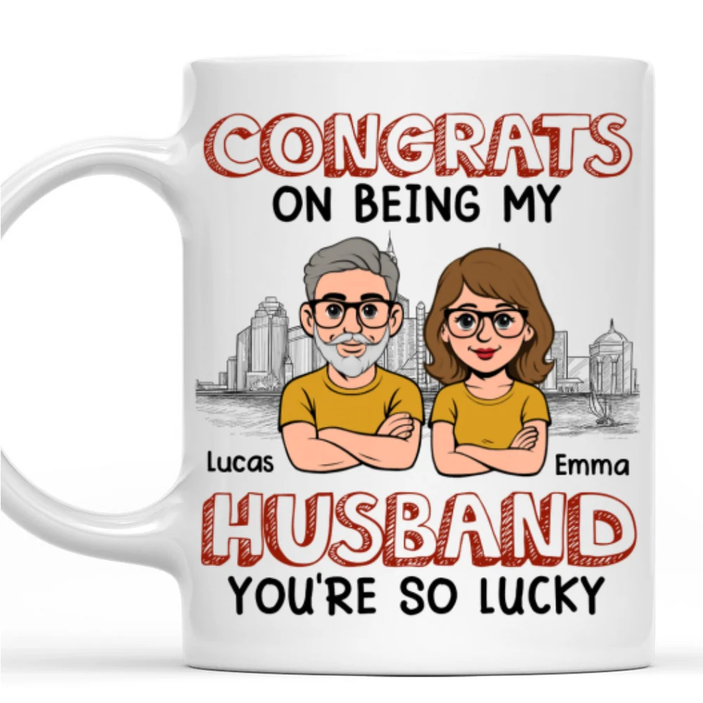 Being My Hubby - Personalized Custom Coffee Mug - Image 9
