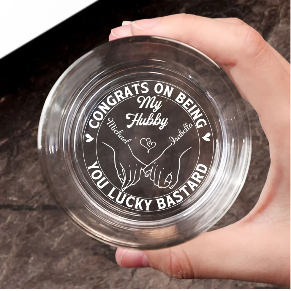 Being My Husband - Personalized Custom Engraved Whiskey Glass - Image 6