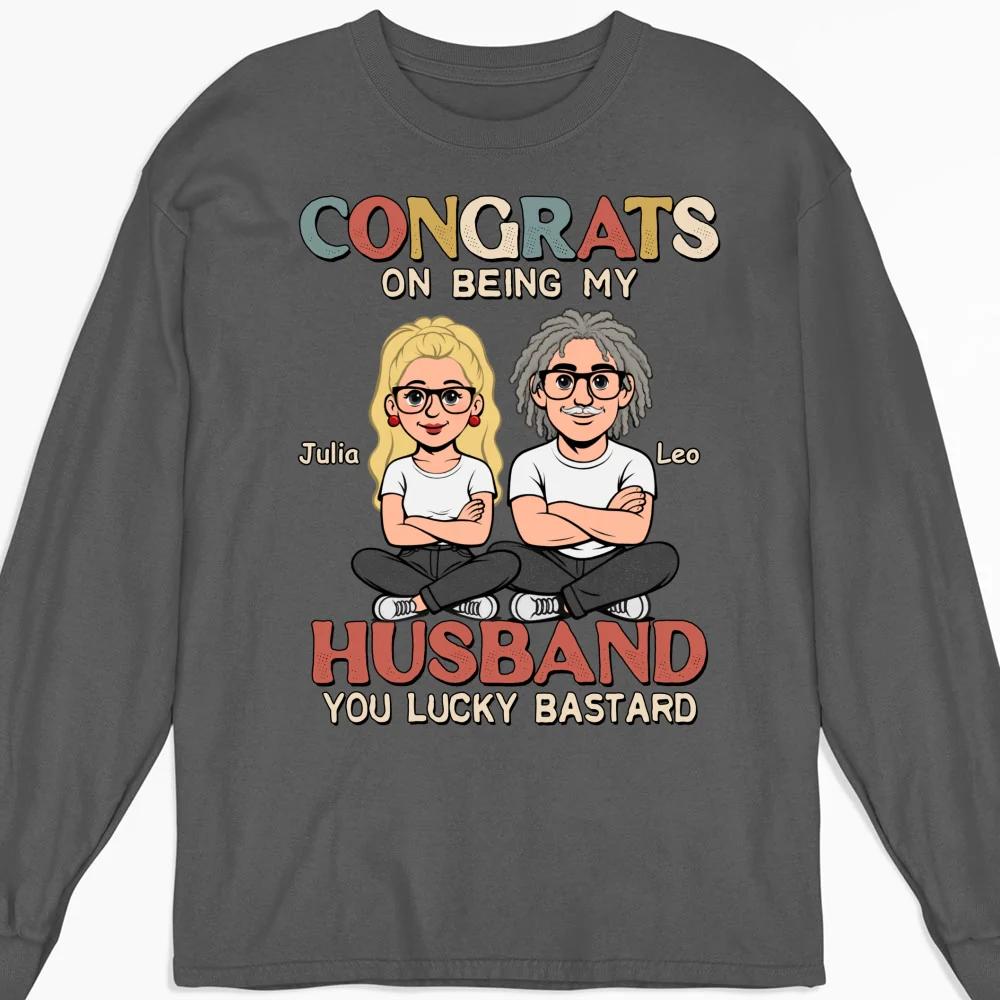 Being My Husband Retro - Personalized Custom Shirt - Image 11