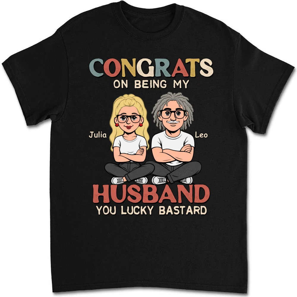 Being My Husband Retro - Personalized Custom Shirt - Image 6