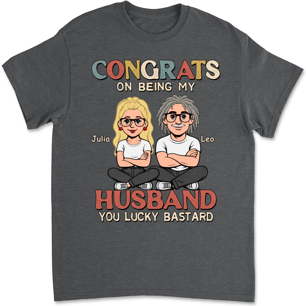 Being My Husband Retro - Personalized Custom Shirt - Image 7