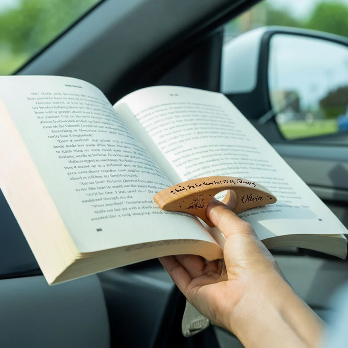 Being Part Of My Story - Personalized Custom Book Page Holder - Image 4