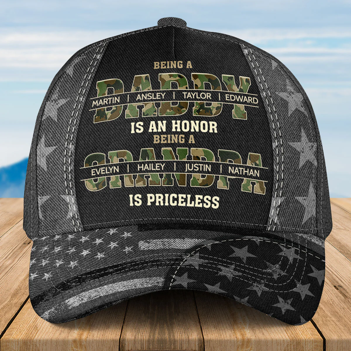 Being Priceless - Personalized Classic Cap - Image 2