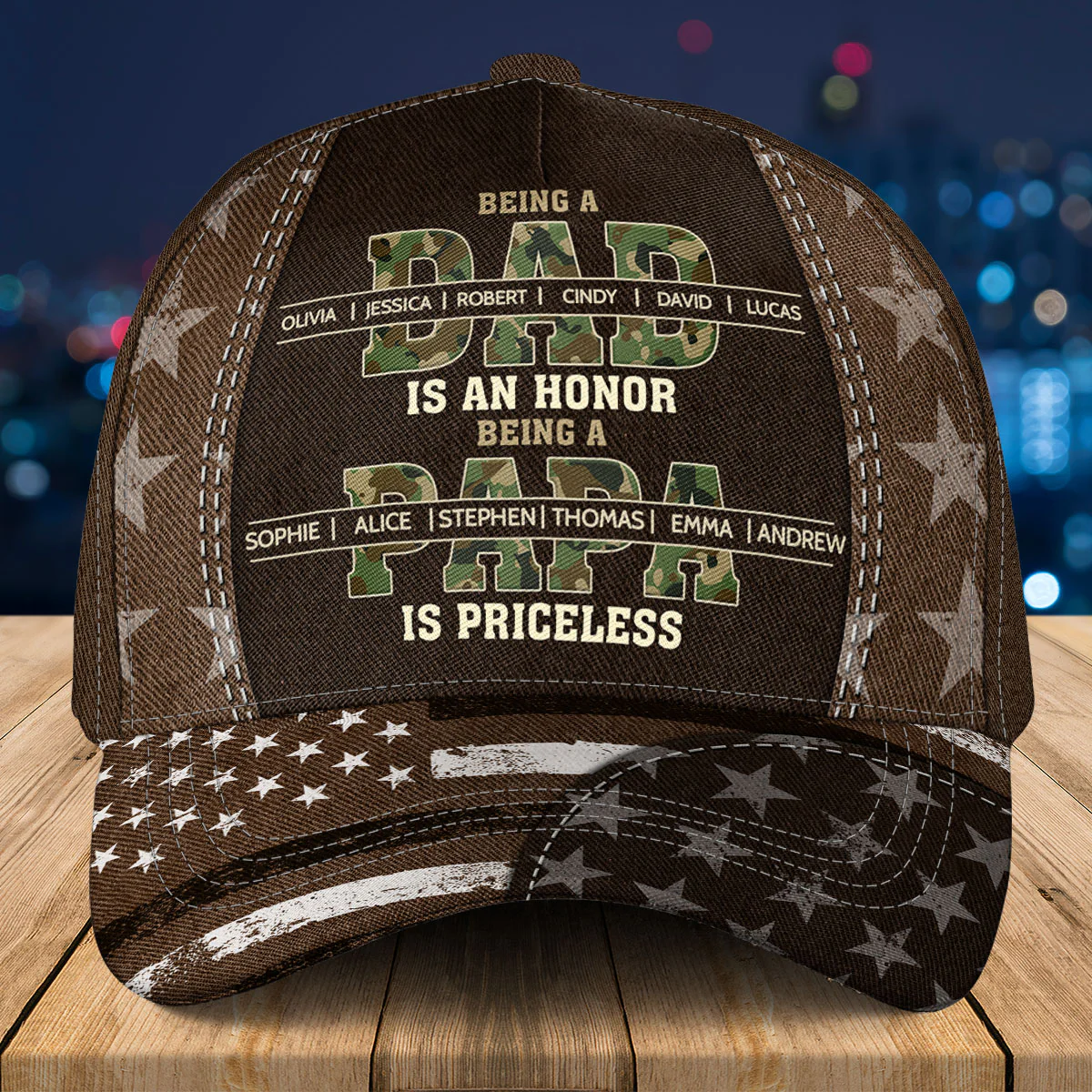 Being Priceless - Personalized Classic Cap - Image 3