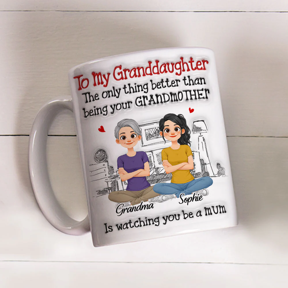 Being Your Grandparents - Personalized Custom 3D Inflated Effect Mug - Image 4