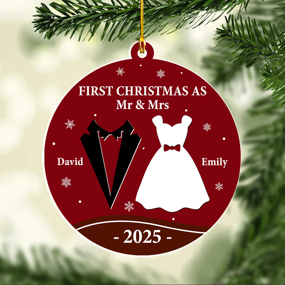 Being Yours - Personalized Custom Acrylic Ornament - Image 2
