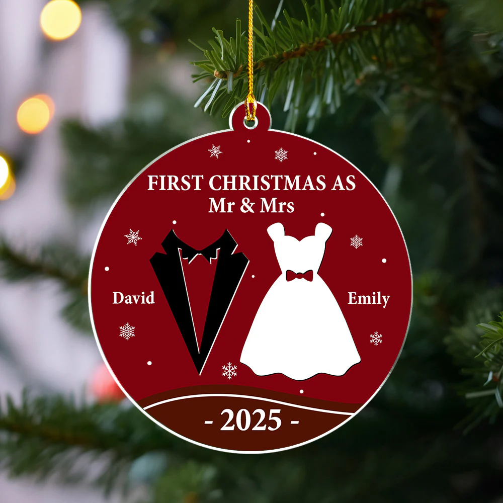 Being Yours - Personalized Custom Acrylic Ornament - Image 3