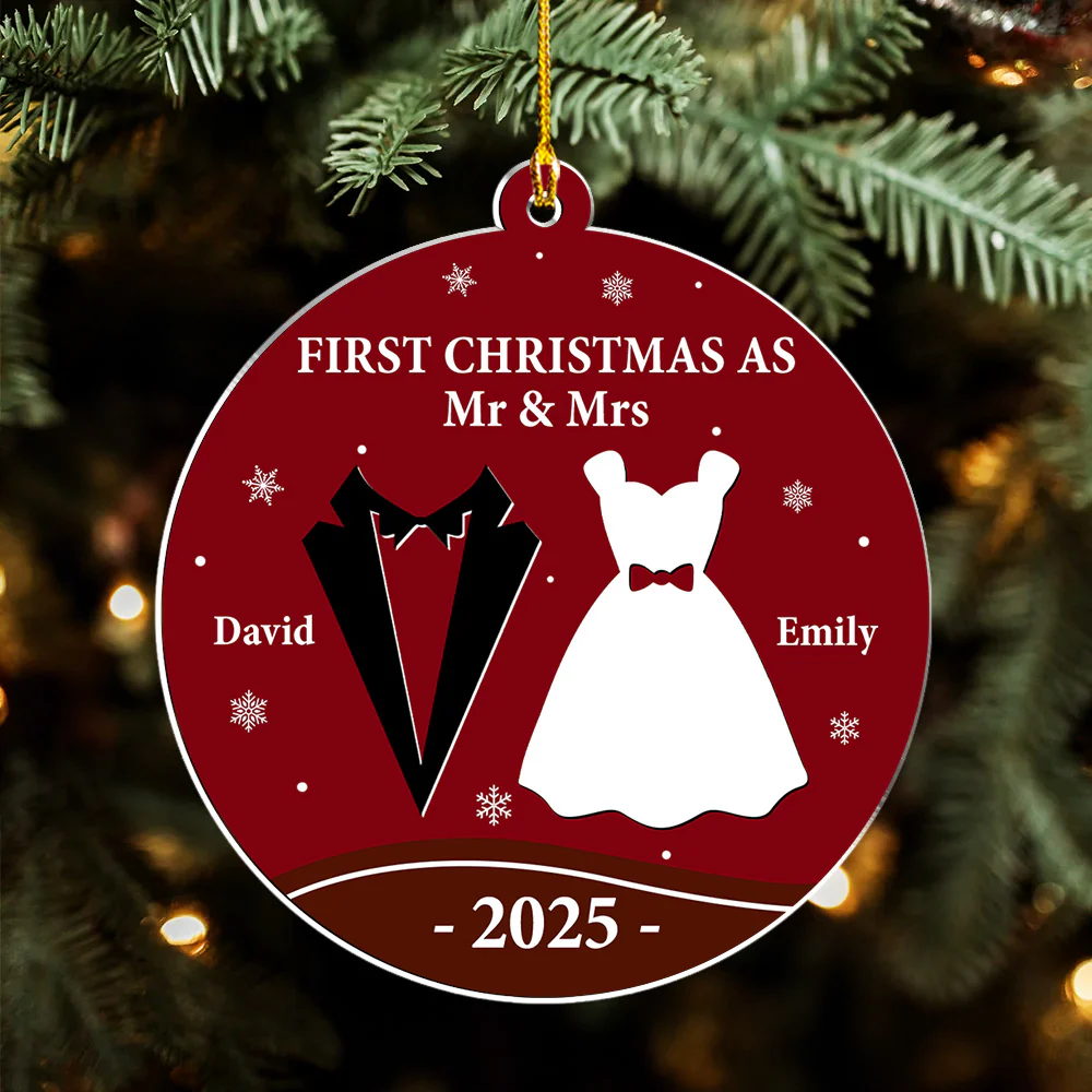 Being Yours - Personalized Custom Acrylic Ornament - Image 4
