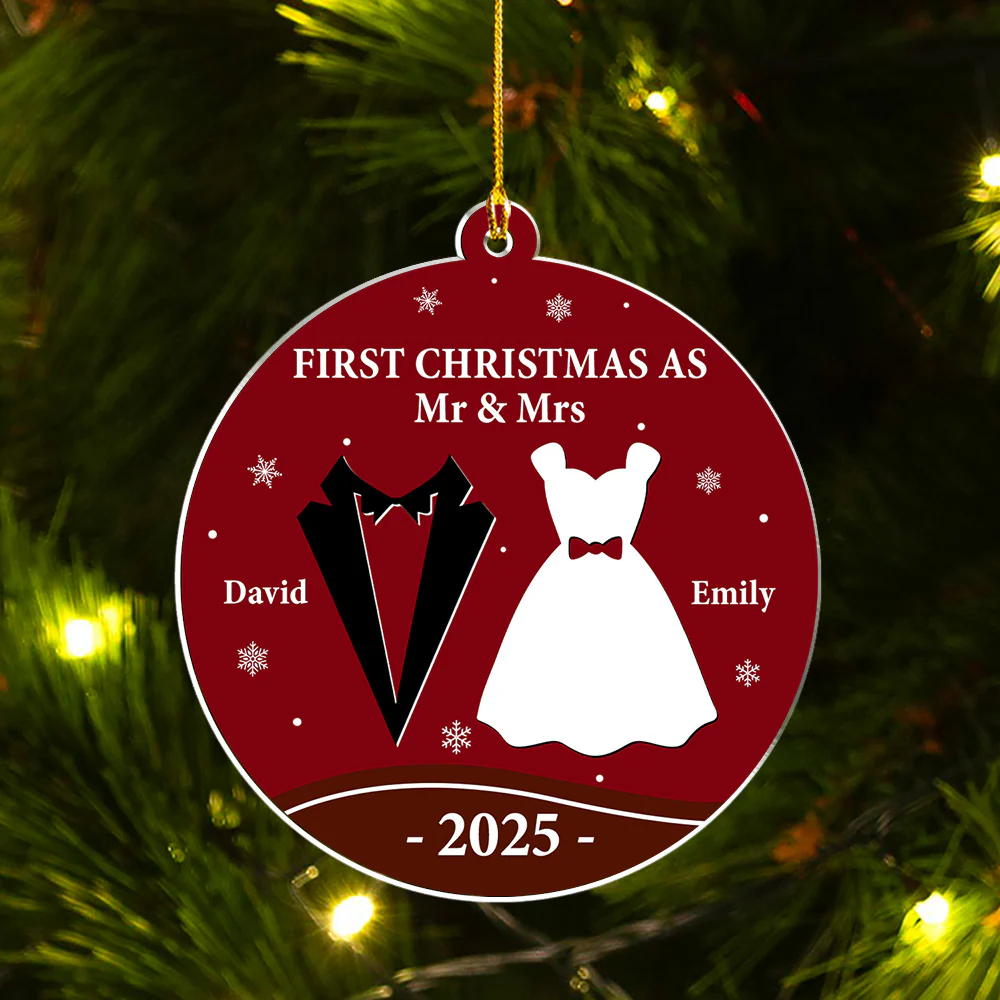 Being Yours - Personalized Custom Acrylic Ornament - Image 5