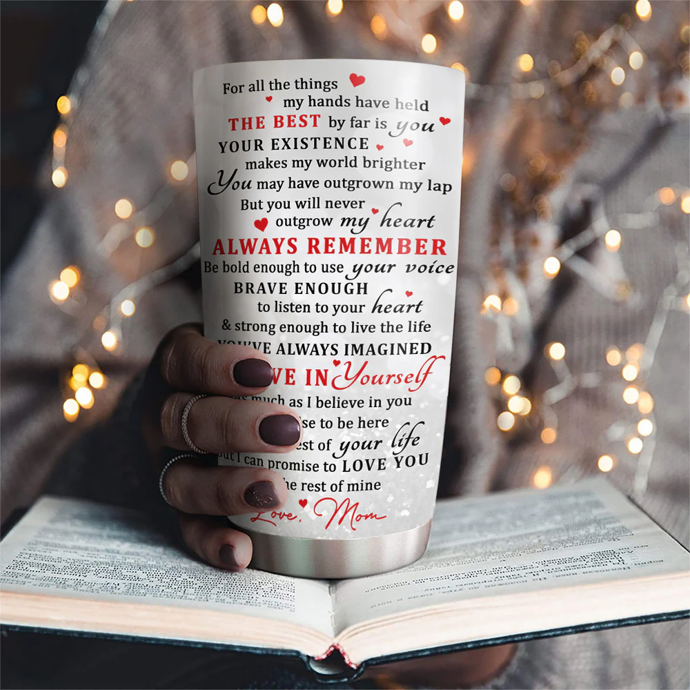 Believe In Yourself - Personalized Custom Tumbler - Image 5