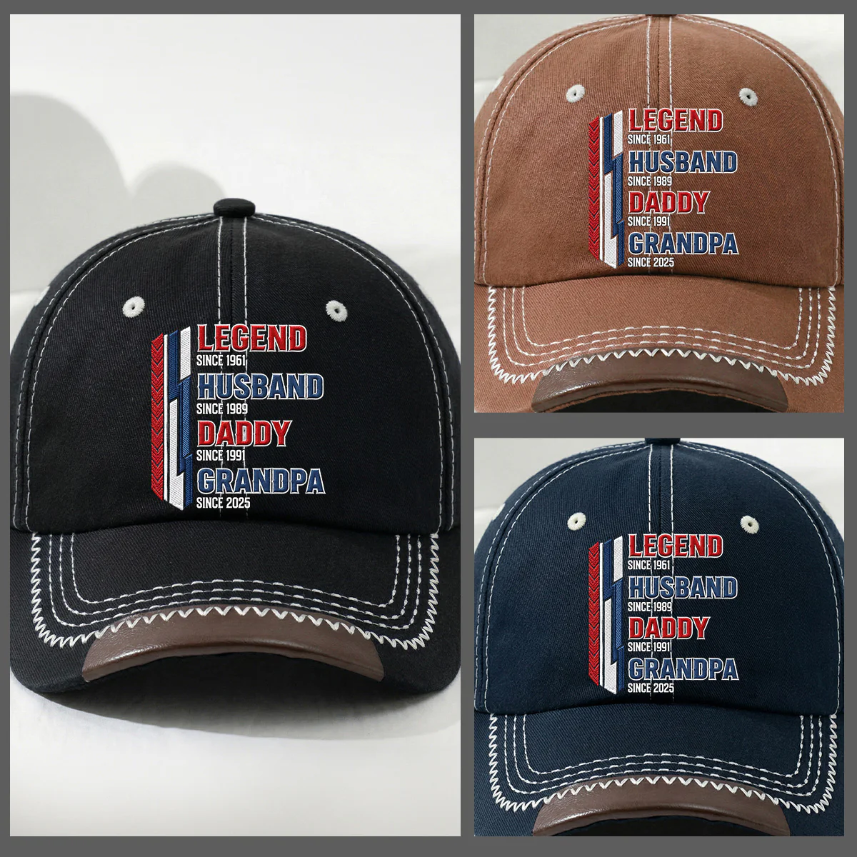 Belongs To Legend - Personalized Custom Vintage Soft Baseball Cap - Image 4