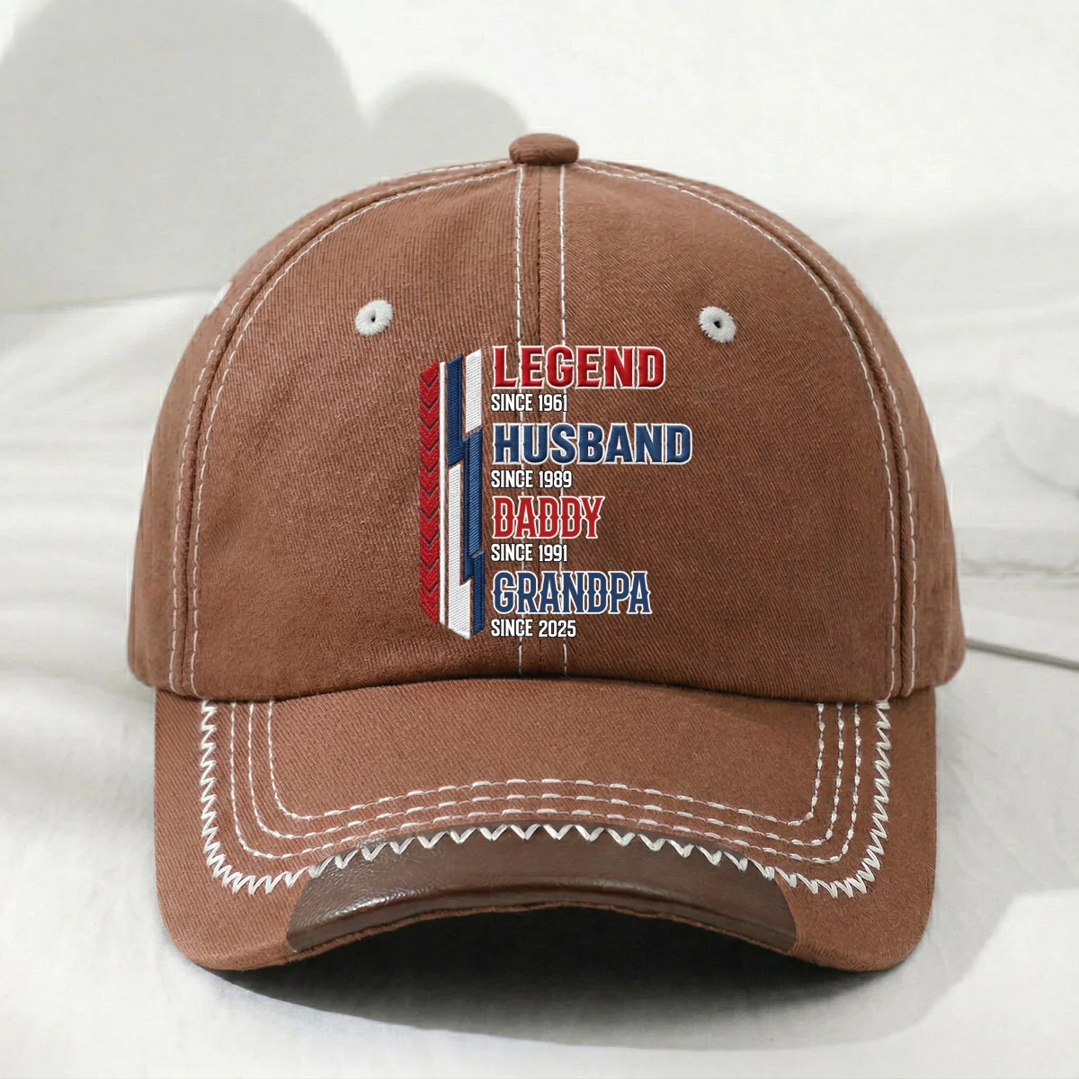 Belongs To Legend - Personalized Custom Vintage Soft Baseball Cap - Image 9