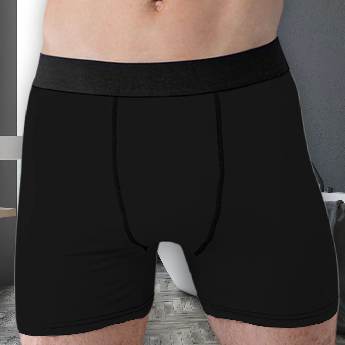 Belongs To My Wife - Personalized Photo Men's Boxer Briefs - Image 5