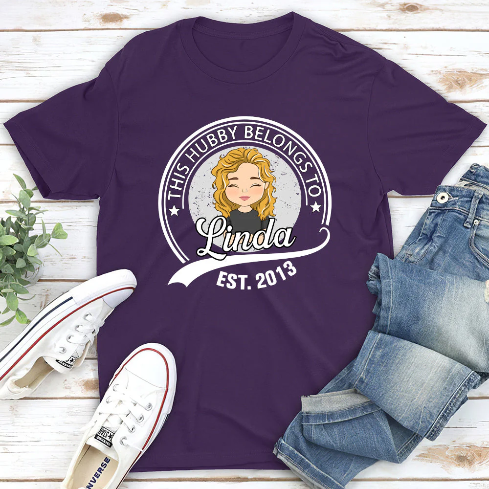 Belongs To - Personalized Custom Classic T-shirt - Image 4
