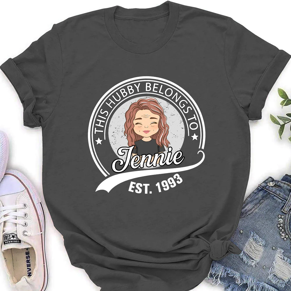 Belongs To - Personalized Custom Women's T-shirt - Image 4