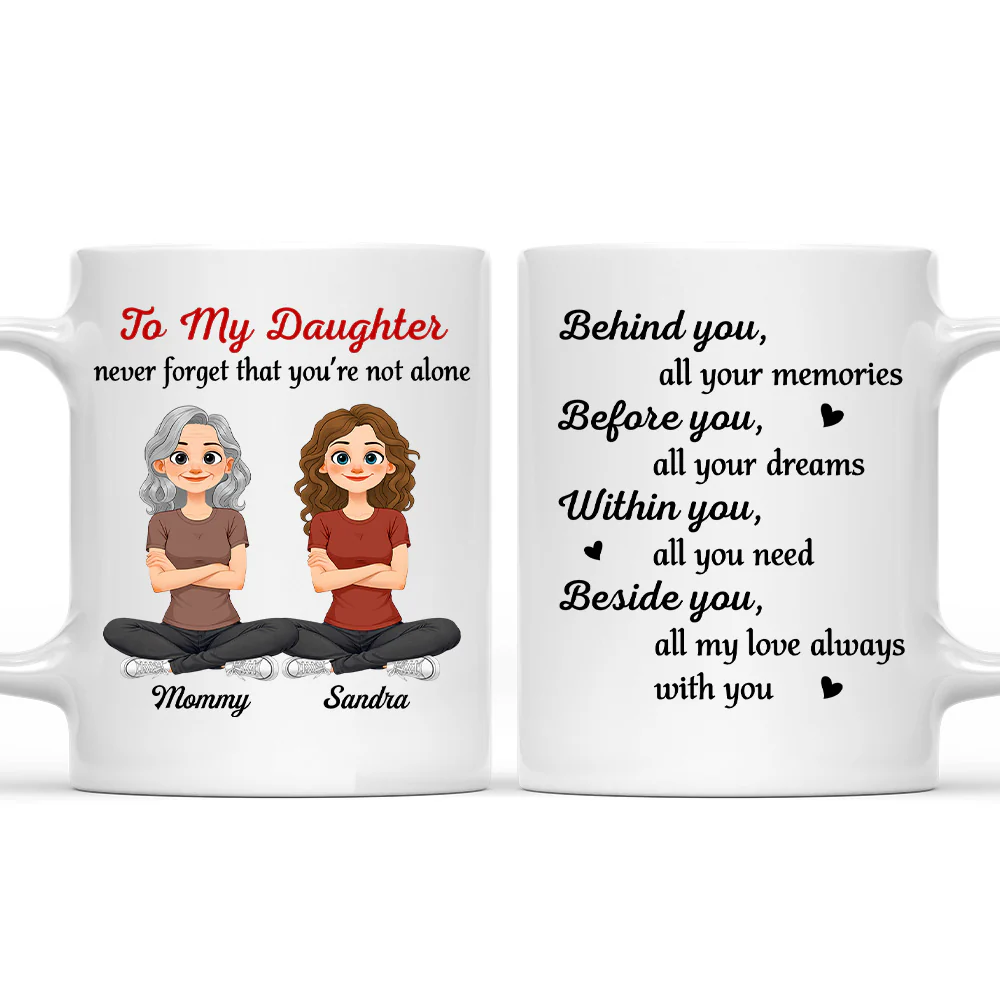 Beside You - Personalized Custom Coffee Mug
