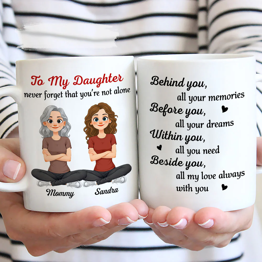 Beside You - Personalized Custom Coffee Mug - Image 2