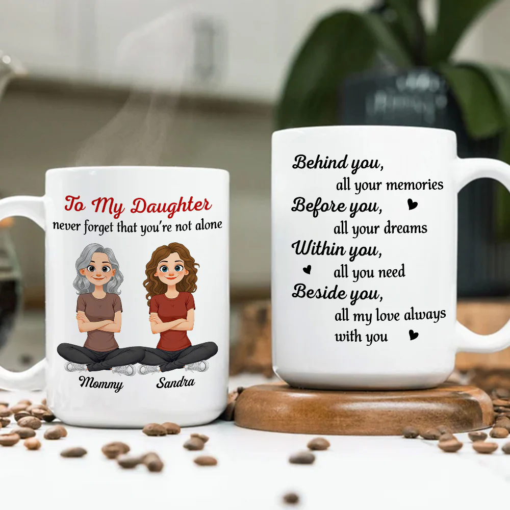 Beside You - Personalized Custom Coffee Mug - Image 5