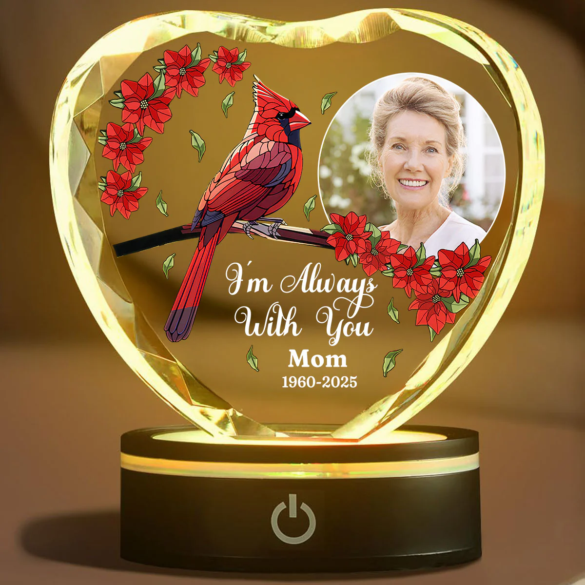 Beside You - Personalized Custom Crystal Led Light - Image 2