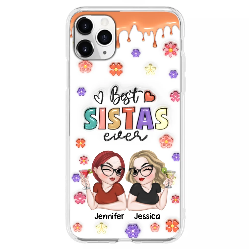 Best Bestie Ever - Personalized Custom 3D Inflated Effect Phone Case - Image 10